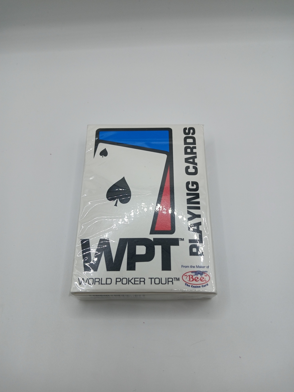 World Poker Tour Playing Cards White and Black Box New Sealed WPT BEE